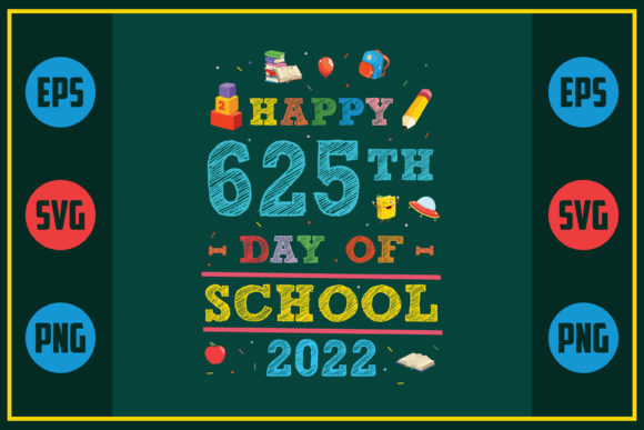 Happy 625th Day: School Graphics for Crafts