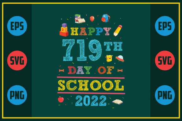 Happy 719th Day Graphics for Crafts & Branding