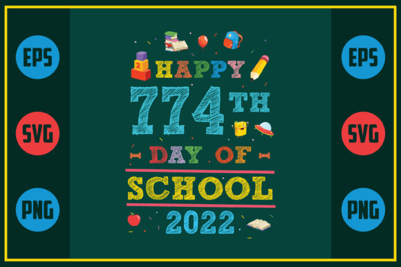 Happy 774th Day: School Graphics for Crafts