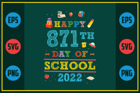 Happy 871th Day Graphics for Crafts & Blogs